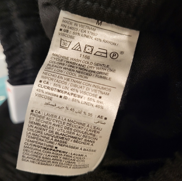 Old Navy High Rise Linen Blend Shorts - Picture 3 of 4